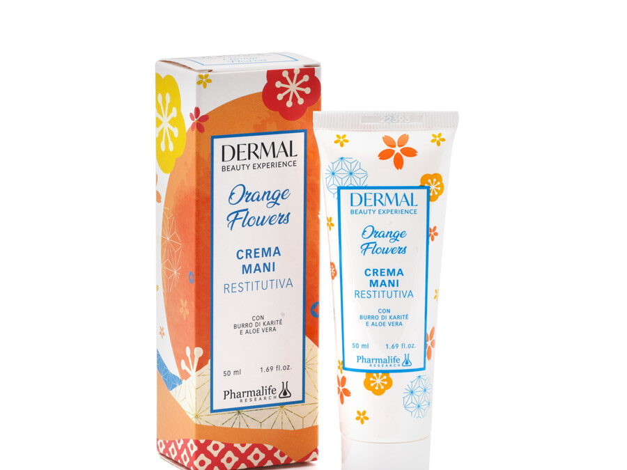 Dermal Orange Flowers Crema Mani