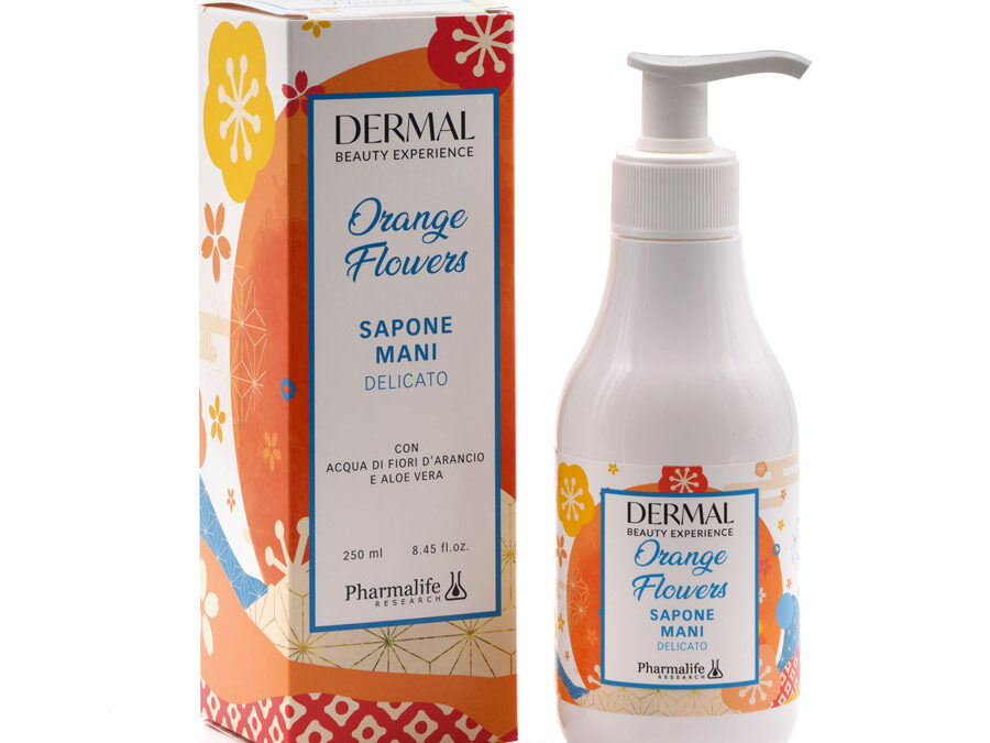 Dermal Orange Flowers Sapone Mani