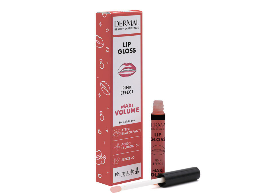 Lip Gloss Volume Pink Effect