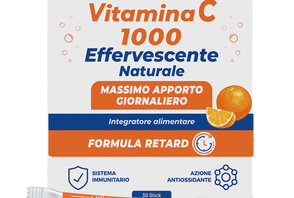 Vitamina C 1000 Effervescente Naturale Stick