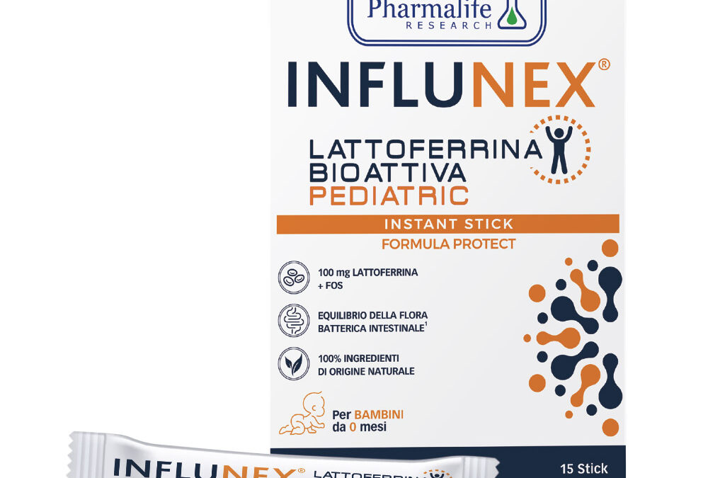 Influnex Lattoferrina Bioattiva Pediatric Stick