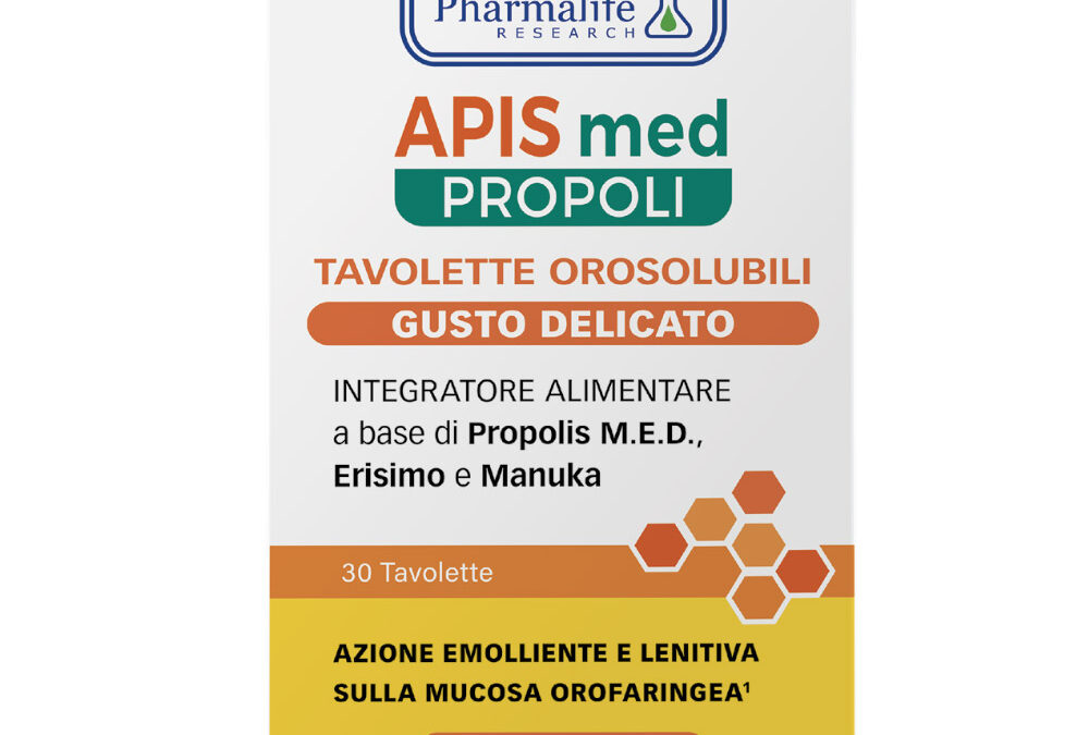 Apis Med Propoli Tavolette Orosolubili Gusto Delicato